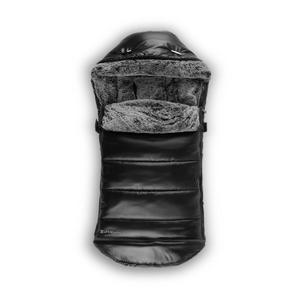 UPPAbaby CozyGanoosh Luxe 2-in-1 Footmuff - Fits Strollers + RumbleSeat  Ultra-Plush with Zip-Out Liner, All-Season Weatherproof Cover - Lyla (Onyx Nylon)