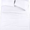 Utopia Bedding Full Sheet Set – 4 Piece Bed Sheets for Full Size Bed, Soft and Breathable Microfiber, Includes 1 Fitted Sheet, 1 Flat Sheet and 2 Pillowcases (White)