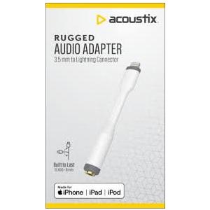 Acoustic Rugged Audio Adapter iPhone Ipad Pack of 2