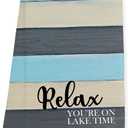 Lake House Towels Gifts, Lake Accessories Towels for Kitchen Bathroom Decor (16x24 inches)