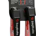 Golf Bag Cart Straps, Golf Cart Belt Attachment, Holds Bag to Cart for Easy Access to Clubs, Golf Cart Accessories, Black
