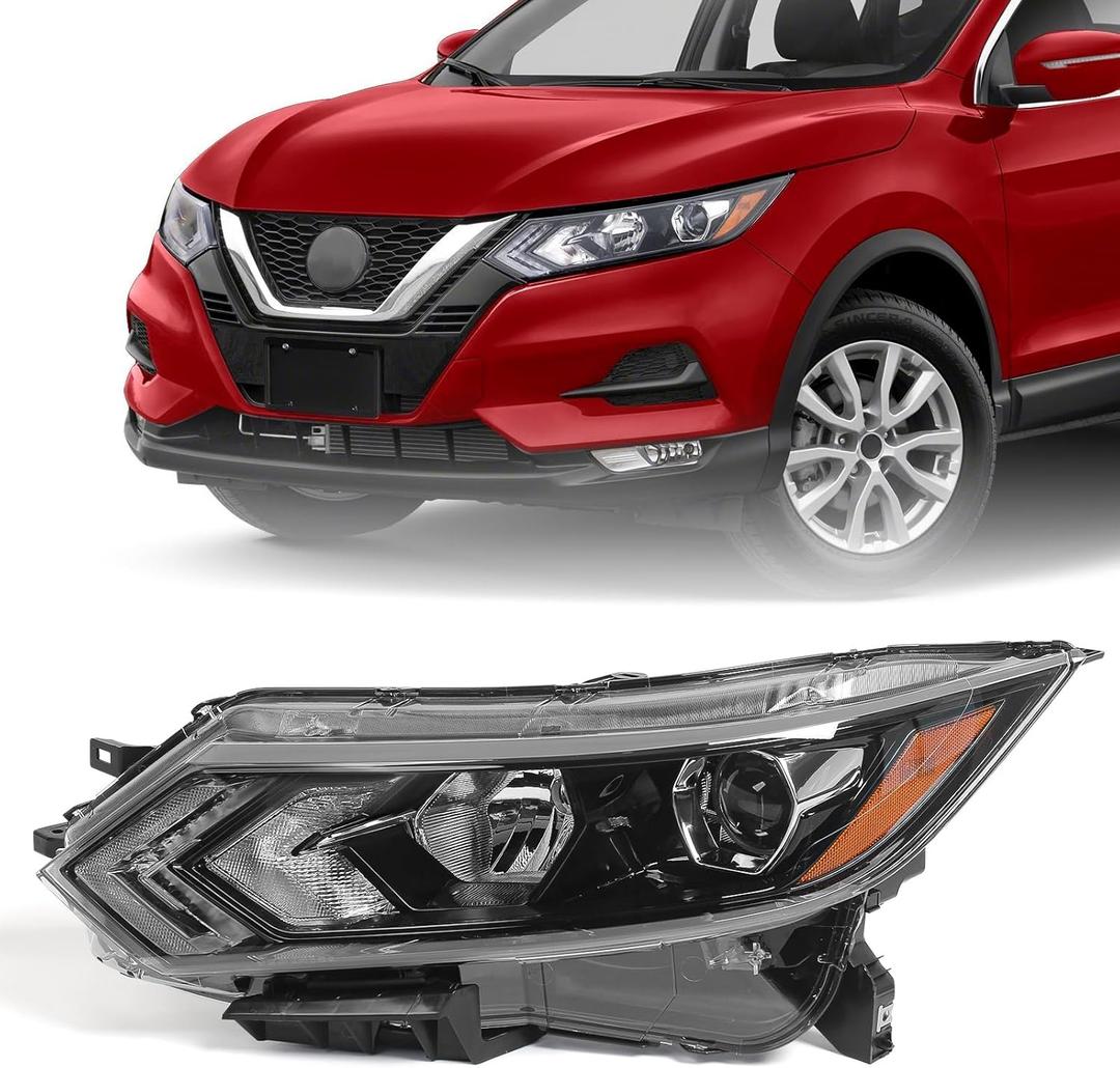 Huray Headlight Assembly Fit for Nissan Rogue Sport 2020 2021 2022 LH OE Factory Projector Headlamp Replacement for NI2502279 260606MR0A Left Driver Side