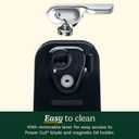 Cuisinart Can Opener with One-Touch Operation, Electric Can Opener for Kitchen Including Magnetic Lid Holder, Automatic Can Opener with Easy Clean Design and Nonslip Base, Black, CCO-50BKN