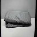 Whale Flotilla Microfiber Queen Size (96x90 inches) Quilt Blanket, Lightweight Ultrasonic Quilted Blanket with Classic Pattern, Grey