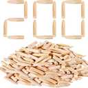 200 Pack Solid Wood Pocket Hole Plugs, Pocket Hole Jig Wood Plugs, Pine Wooden Hole Plugs Pocket Screw Jig Woodworking Tool