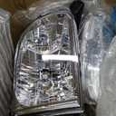 Headlight Assembly Compatible with 2000-2004 Toyota Tundra Double Cab Only & 2000-2004 Toyota Sequoia Headlamp with Turn Signals L & R Bulbs Not Included