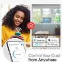 LG 6000 BTU Window Air Conditioner[2024 New] Remote Control, WiFi Enabled works with LG ThinQ, Alexa, Hey Google, Washable Filer Ultra-Quiet Cools Small Room up to 250 Sq.Ft AC Unit White LW6024RSMX