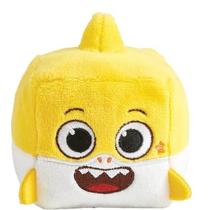 WowWee Baby Shark's Big Show! Song Cube  Chucks Plushie with Baby Shark Theme Song  Cute Stuffed Animals for Toddlers (1-Count)
