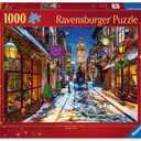 Ravensburger - Christmastime - 1000 Piece Jigsaw Puzzle - Dazzling Turn of The Century London City Scene in Stunning Detail - Premium Quality - Ages 12+