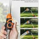 [All-New 2027] 18" Watering Wand for Garden Hose, Unistyle Hose Nozzle Sprayer with 8 Spray Patterns,180° Adjustable Angle, Thumb Flow Control, Garden Watering Wand for Plants, Flowers, Car Wash