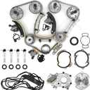 Engine Timing Chain Kit Compatible with Buick Cadillac Chevrolet GMC Pontiac Saab Saturn Suzuki Acadia Traverse Enclave Caprice Equinox 2007-2022 3.6 3.2 3.0 2.8 w/Oil Pump Water Pump
