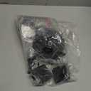 slopehill Professional Ionic Hair Dryer, Powerful 1800W Fast Drying Low Noise Blow Dryer with 2 Concentrator Nozzle 1 Diffuser Attachments for Home Salon Travel (Grey)