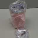 BJPKPK Insulated Tumbler 20 oz Stainless Steel Coffee Travel Thermal Cup With lids And Straws,Light Pink