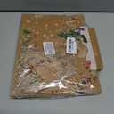 Fovths 24 Pack Christmas Cookie Boxes 6 x 6 x 2.5 Inches Cupcake Gift Boxes with Window Brown Kraft Bakery Holiday Candy Box Treats Food Container with Tags for Gift Giving, Pastries, Pie, Doughnut