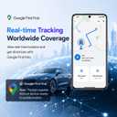 GPS Tracker for Vehicles,Magnetic Waterproof Car Tracker, No Monthly fees, Mini Portable GPS Tracker for Cars, Trucks, Motorcycle, Anti-TheftAndroid Only