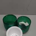 Josteve 4.5 Inch 2 Pcs Self Watering Hanging Planter Indoor Plant Pots Drainage Holes, Outdoor Small Hanging Planters Flower Pot Basket, Visible Water Level, Plant Hanger Home Decor, Gardening (Emerald)