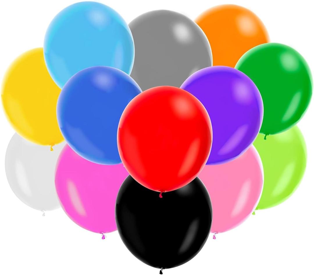 Koogel 15 PCS Large Latex Balloons, 36 Inch Big Assorted Color Balloons for Birthday Wedding Carnival Anniversary Party Decorations