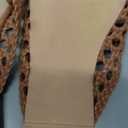 Synchoiss Woven Flat Sandals for Women Slip on Mesh Flats with Bow Knot Decoration Round Toe Espadrilles Slides Summer Mules Trendy (9.5, Brown)