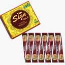Sign GOLD 12 Pack 100% Natural Ready to Use Henna Paste Hair Color Hair Dye Cones Reddish Brown Color