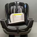 Graco Extend2Fit Convertible Car Seat, Rear and Forward Facing Car Seat with Adjustable Extension Panel for Extra Legroom, Great Gift for Baby Shower or Baby Registry, Gotham,  Manufacture Date: 08/19/2024