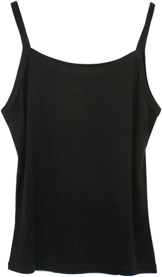 Forever Angel Women's Basic Solid 100% Silk Camisole Cami Tank Top, M
