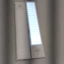 EZVALO 10inch Under Cabinet Lighting, LED Motion Sensor Light Indoor, 2400mAh USB Rechargeable Closet Lights, Dimmable & Magnetic Wireless Under Counter Lights for Kitchen, Pantry, Stairs (2 Pack)