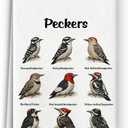 Rustic Bird Kitchen Towels - Spring Bird Lover Gifts, Bird Decor for Home, Rustic Farmhouse Bird Watching Birding Dish Towels for Kitchen Bathroom Decorative 16x24 Inch