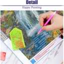 6 Pack Landscape Diamond Painting Kits for Adults Beginners, 5D Forest Sunset Glow Scenery Diamond Art Kits for Adults, DIY Full Drill Paint with Diamond Art and Craft Kits for Wall Decor(30x40cm) (G7475-7476-7477-7478-7479-7480-US)