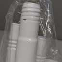 Pack of 1 White Tension Curtain Rod 30 to 64 Inch,Adjustable Curtain Rod,Shower Tension Curtain Rod No Drilling, 7/8" Spring Curtain Rods for Windows Closet Doorway Door