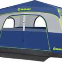 8 Person Instant Tent, Waterproof Pop Up Tents for Camping with Rainfly, 60 Seconds Easy Setup, Automatic Cabin Tent for Family Camping with Expandable Carry Bag & Upgraded Ventilation