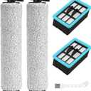 3831 Replacement Brushes and Filters for Bissell Crosswave Hard Floor Expert Vacuum 3831 HF2 3845 3847 3848, for Bissell Crosswave Replacement Parts, Accessory Kit No. B0555, 1637755, 1632973