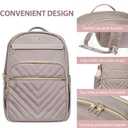 VANKEAN Laptop Backpack for Women,15.6 Inch Laptop Computer Bag Travel Backpack Purse,Waterproof Work Business Backpack College Teacher Bags, Light Dusty Pink