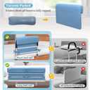 Hospital Bed Rail Covers Padded Foam Bed Rail Bumper Padding Elderly Adults Bedside Fall Protector Pads Seniors Safety Guard Bed Railing Cushion Pad Cover Only(Thicken 1pc)
