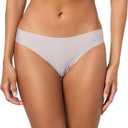 Under Armour Women's 3-pack Pure Stretch No Show Thong Underwear, All-day Comfort & Ultra-soft Fit (Gray, M)