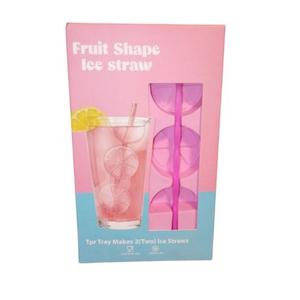 Ice Cube Straw Mold, Pack of 4