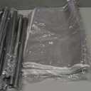 STORAGE MANIAC 3 Section Laundry Sorter, 35.9 Gal (136 L) Laundry Hamper Cart with Heavy Duty Rolling Lockable Wheels and Removable Bags, Clothes Organizer Basket Clothes Separator Hamper, Gray