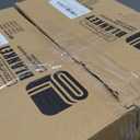 COOVA Christmas Faux Rabbit Fur & Flannel Throw Blanket 50x60 Inch - Festive Luxury Soft & Cozy, Perfect for Holiday Decor, Bed, Sofa, Couch, Father Christmas Pattern,Blue