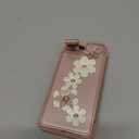 Compatible with iPhone 17e/16e Wallet Case with Card Holder for Women, Kickstand, Wrist Strap Flower Leather Flip Cover Designed for iPhone 17e 2026 / 16e 2025 6.1", Rose Gold
