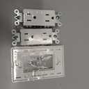 Receptacle, Deco, 20A, 5-20R, 125V, Gray