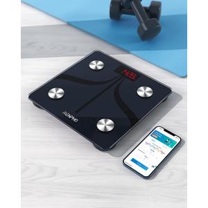 RENPHO Smart Body Fat Scales, Bluetooth Bathroom Scales High Precision Weighing Scale with App, Body Composition Monitor for Body Fat, BMI, Body Weight, Muscle Mass, 300x300mm