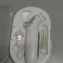 Momcozy BreezyClear 2-in-1 Electric Nasal Aspirator for Baby with Spray, 65kPa Hospital-Grade Suction, 4 Adjustable Levels, Quiet & Portable Nose Cleaner with Soothing Light & Music