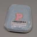 Viverte Toddler Purse Initial Crossbody Bags for Girls 3 Pockets PU Leather Cross Body Bag Crossbody Purse Handbag Personalized Preppy Teen Girl Gifts Trendy Stuff (Icing Blue P)