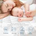 Mattress Protector Waterproof Twin Size for Kid, Soft & Cooling Twin Mattress Pad Cover Quilted for Single Bed Fitted with Deep Pocket up to 14" Depth