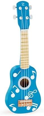 Hape Kid's Wooden Toy Ukulele in Multicolor