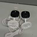 2K Cameras for Home Security-Outdoor/Indoor Camera for Dog/Cat/Pet/Nanny/Baby, Color Night Vision, White Light, Siren, 24/7 SD Recordings, Works with Alexa/Google Home, C1 (C1-White-2pack-2.4G)