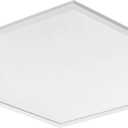 Lithonia Lighting CPX 2x2 LED Flat Panel Light, 2 Ft. x 2 Ft. LED Light Panel, Ceiling Lighting Fixture, 2500/3200/4000 Adjustable Lumens, 3500K/4000K/5000K Switchable CCT, Smooth Satin Lens, White
