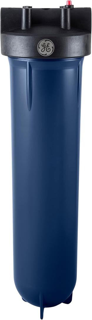 GE Heavy Duty Whole House Water Filtration System, Reduces Sediment, Rust & More, Install Kit & Accessories Included, Filter Not Included, Replace Filter (FXWPT, FXWPX) Every 3 Months, GXWH60T