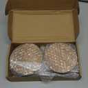 4 PCS 1 Gallon Mason Jar Lids Wooden Fits 3.7 Inch Inner Dia Replacement Mason Jar Lids Ball Glass Jar Lids Wooden Lid with Silicone Seal Canning Jars Lids Only for 1 Gallon Jars(4, Natural Acacia)