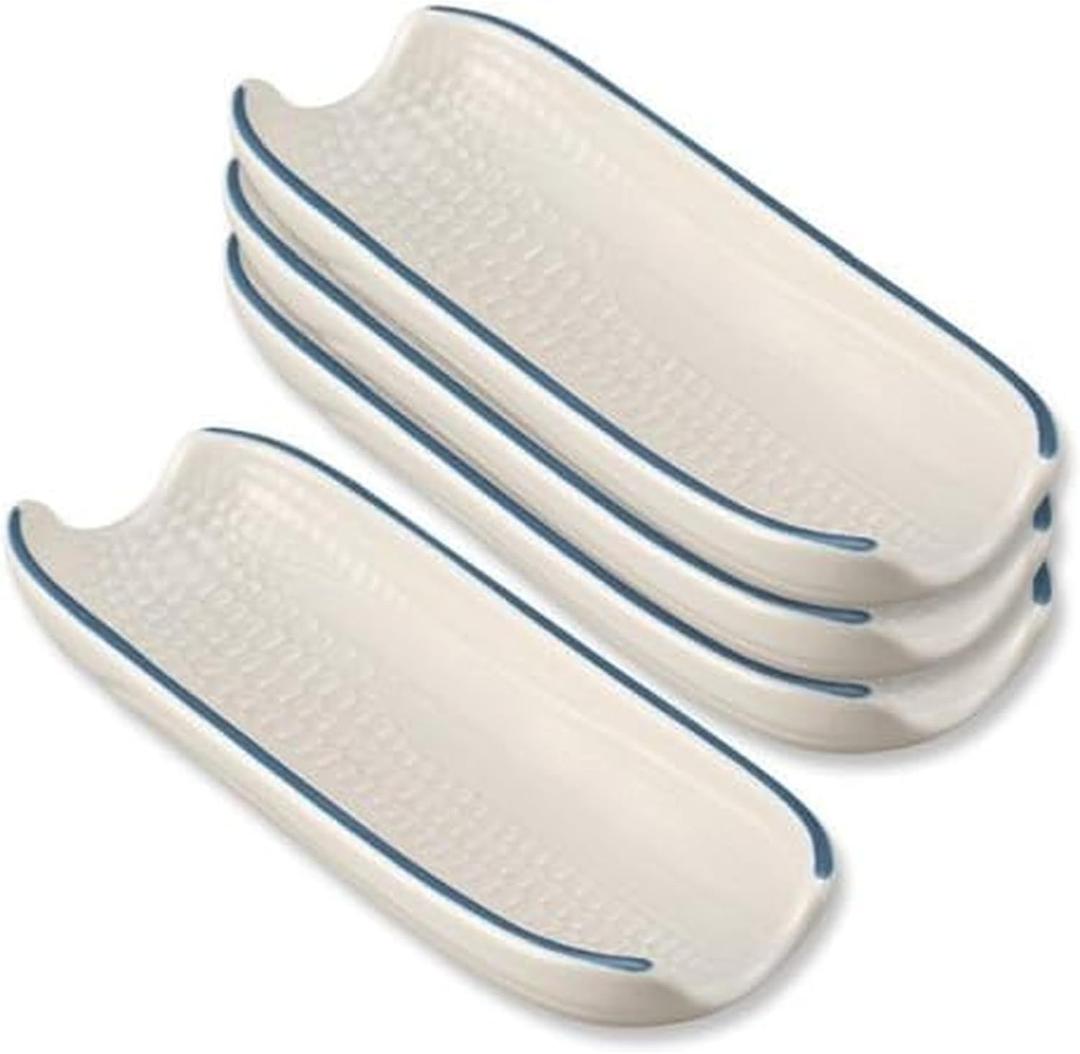 Pfaltzgraff Yorktowne Set of 4 Multicolor Corn Dishes, Durable Stoneware Side Plates with Vibrant Designs, Perfect for Serving Vegetables and Snacks Pfaltzgraff Yorktowne Set of 4 Multicolor Corn Dishes, Durable Stoneware Side Plates with Vibrant Designs, Perfect for Serving Vegetables and Snacks