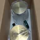 Glass Pitcher with Lid, 2 PACK 68 oz/2 Liter Vintage Water Pitcher, Clear Borosilicate Glass Water Carafe for Cold Brew, Coffee, Lemonade, Iced Sun Tea,Beverage, Milk, Heat Resistant